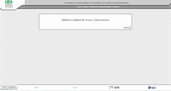 Desktop Screenshot of bdtd.uea.edu.br